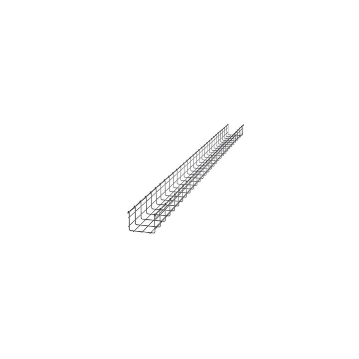 Charola Tipo Malla 116/150 mm, Acabado Electro Zinc, Hasta 277 Cables Cat6, Tramo de 3 Metros