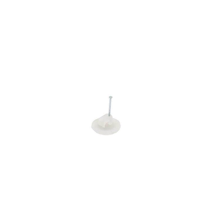 Grapa para cable plano de 4mm color transparente (100pzs) (3208-00100)