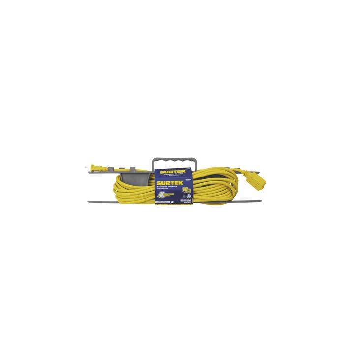 Extensión eléctrica de Uso Rudo 4 metros / 127 V CA 10 A Máximo / Color Amarillo.