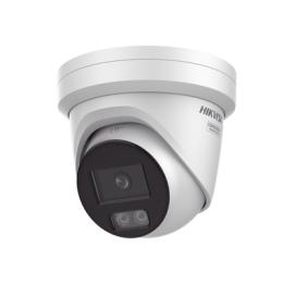 [Dual Light + ColorVu 3.0 + HikAI] Turret IP 4 Megapixel / Lente 2.8 mm / 30 mts IR + Luz Blanca / 2 Microfonos