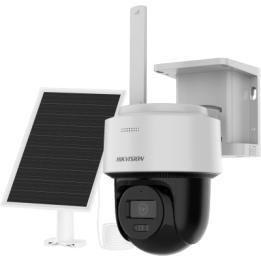 Kit Solar IP All in One / AOV / PT IP 4 Megapixel / Lente 2.8 mm / Panel Solar + Batería de Respaldo de Litio (9000