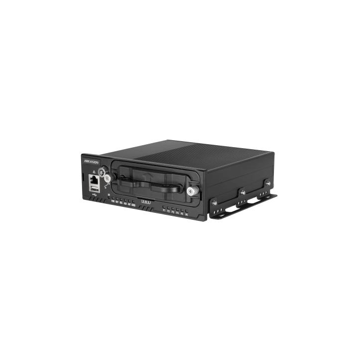 NVR Móvil de 8 Canales / 5 Megapixel / 4 Puertos PoE + 4 Vía Switch / 2 Bahías de HDD / Incluye Modulo GPS /