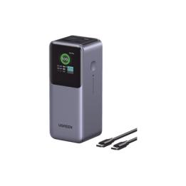 Power Bank de 20000mAh | 3 Salidas 130W Max. | USB-A + 2 USB-C | PD 3.0 | QC3.0 | FCP | SCP | Pantalla Inteligente |
