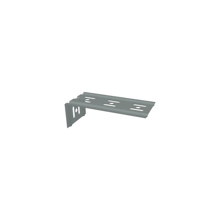 Ménsula económica, para montaje en pared, para anchos de charola de 150mm, con acabado Electro Zinc