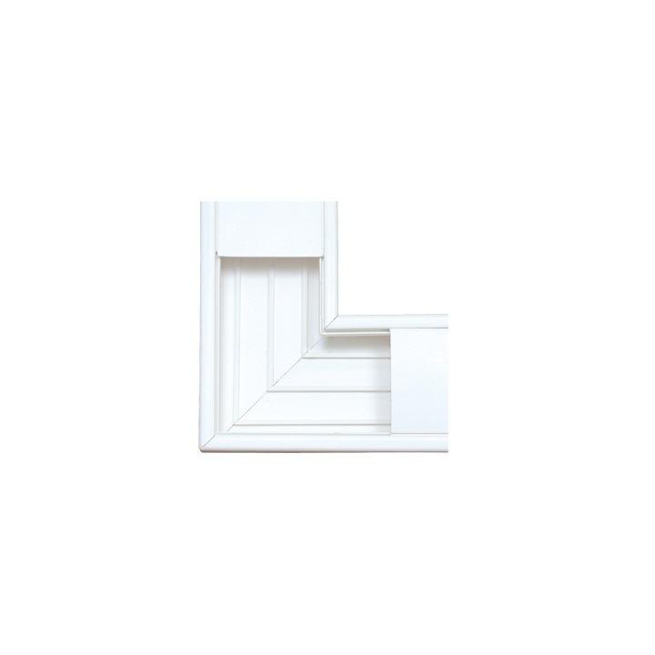 Sección en "L" color blanco de PVC auto extinguible,  para canaleta TEK100 (5576-12100)