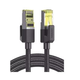 Cable Ethernet Cat7 CLASS F/FTP Redondo con Malla de Nylon 1 Metro (3.28 Pies)