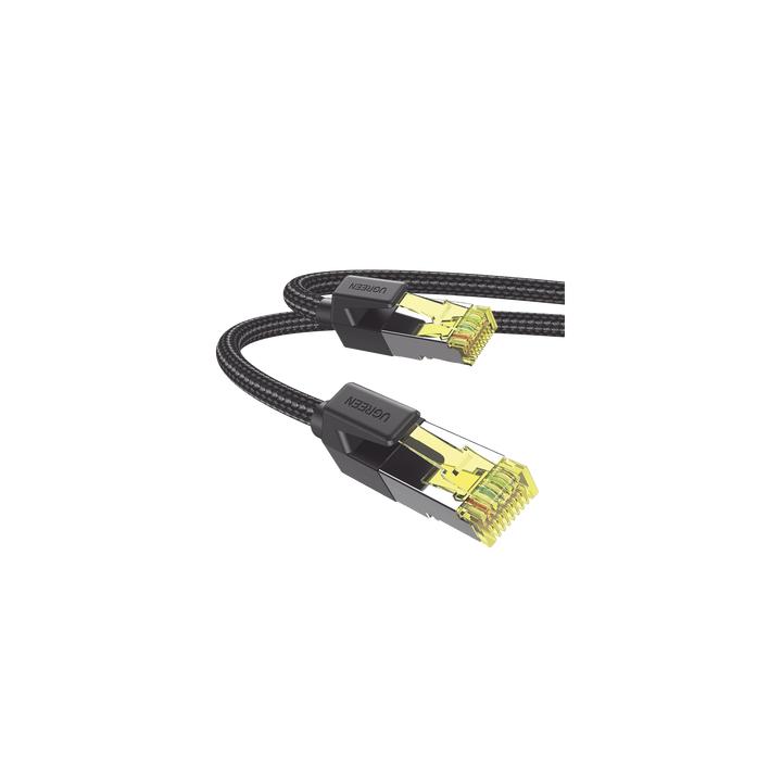 Cable Ethernet Cat7 CLASS F/FTP Redondo con Malla de Nylon 1 Metro (3.28 Pies)