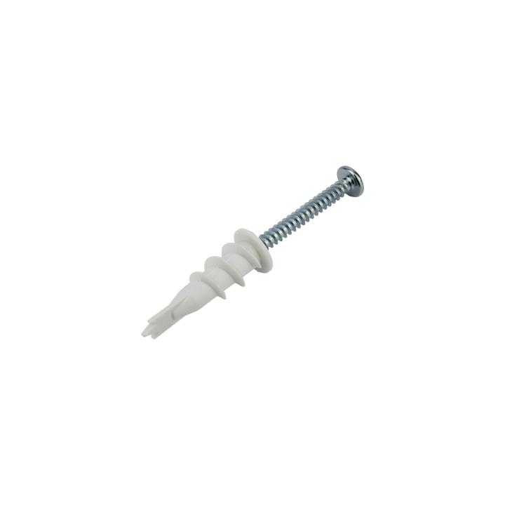 Kit de 10 taquetes autoperforables y 10 tornillos 10mm x 1 1/2" (1301-05002)