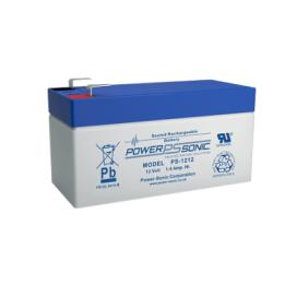 Batería 12V, 1.4AH, Para Respaldo, Tecnologías AGM/VRLA, 5 Años Vida Útil, Terminales F1, Reconocida UL