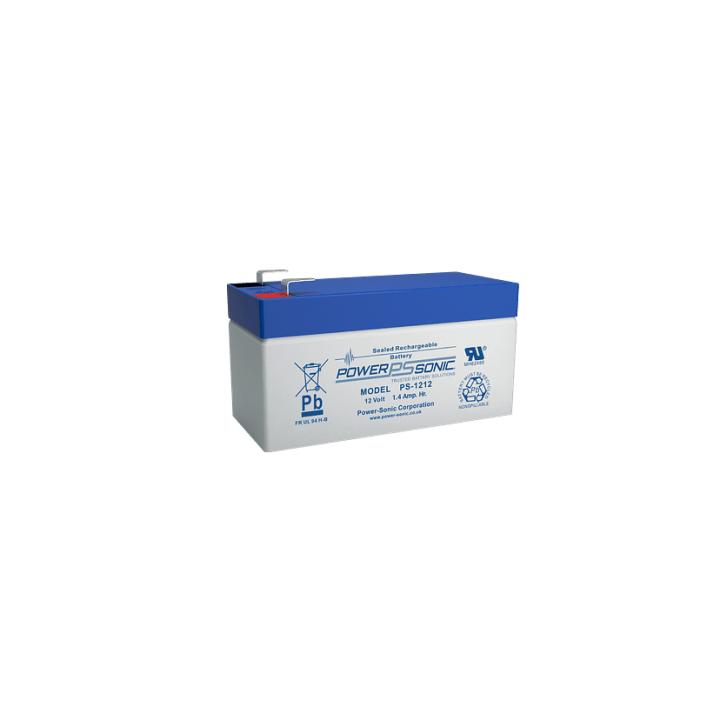 Batería 12V, 1.4AH, Para Respaldo, Tecnologías AGM/VRLA, 5 Años Vida Útil, Terminales F1, Reconocida UL