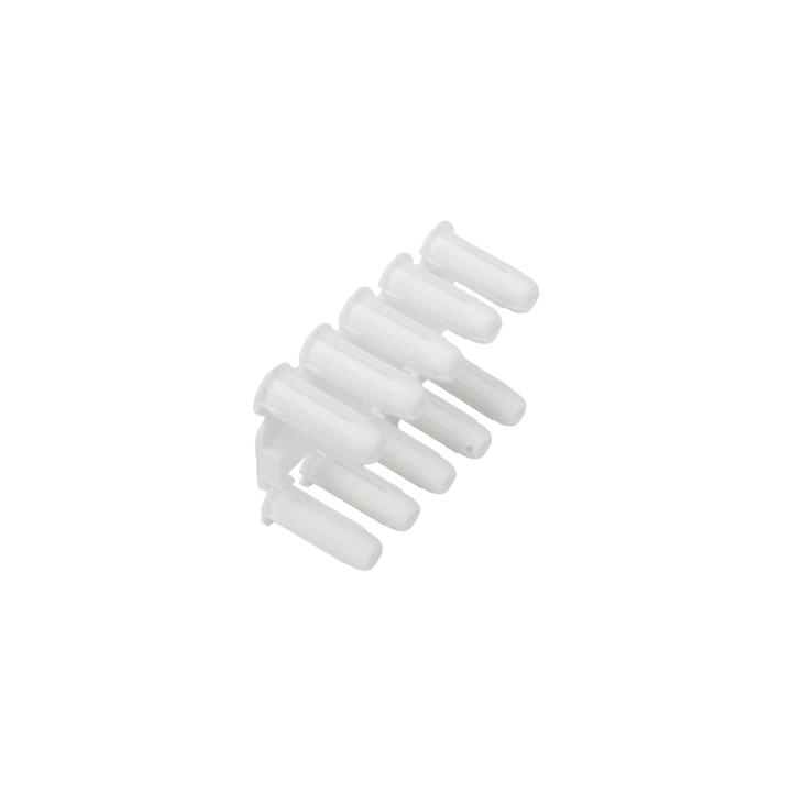 Taquete blanco 3/16" para tornillo 8mm x 3/4" (100pzs) (1101-01100)