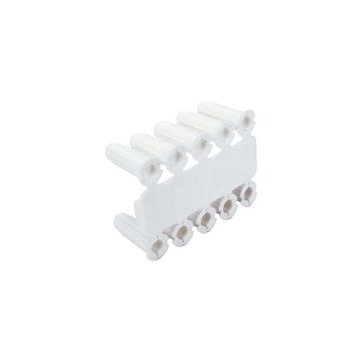 Taquete blanco 3/16" para tornillo 8mm x 3/4" (100pzs) (1101-01100)