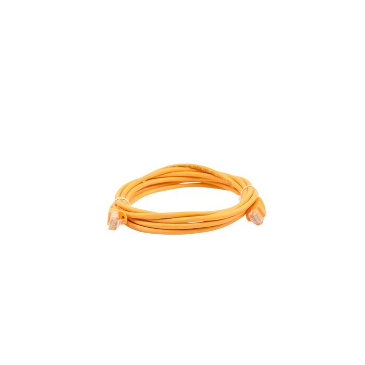 Cable de Parcheo UTP Cat5e - 3.0 Metros (9.84 Pies) - Amarillo