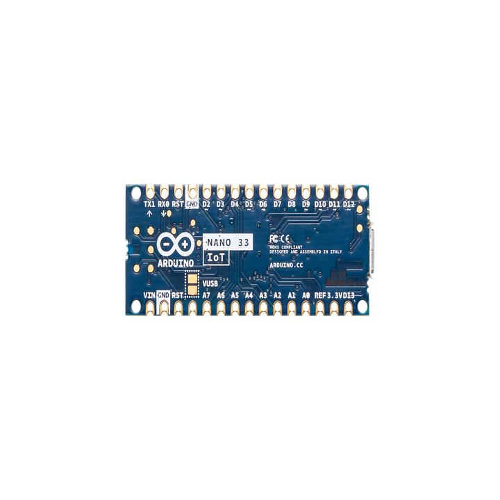 Placa de Desarrollo IoT / Arduino Nano 33 IoT / Cortex-M0+ SAMD21 / Wi-Fi + Bluetooth / Chip Criptográfico ATECC608A /