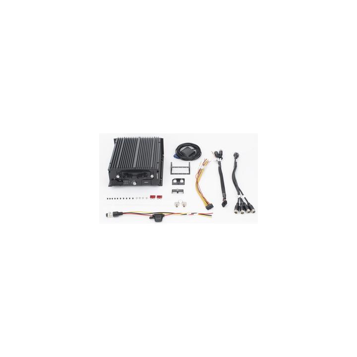 DVR Hibrido Móvil 1080p / 4 Canales TURBO + 8 Canales IP / Soporta 4G / WiFi / GPS / Sensor G / Soporta 2 Memorias SD
