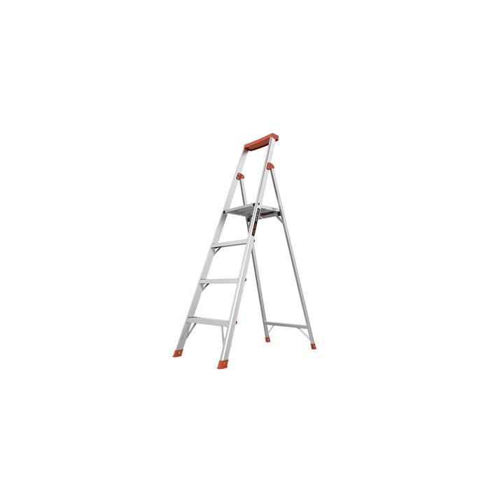 Escalera con 4 peldaños de 1.8 metros de aluminio.