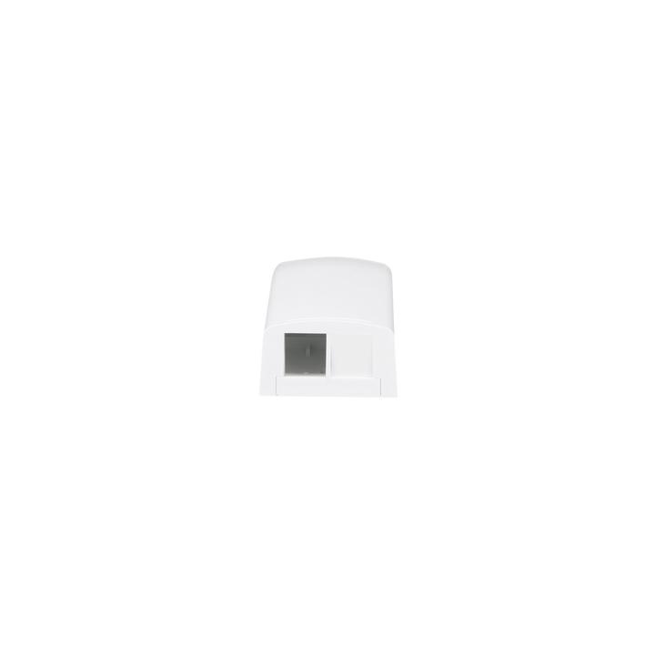 Caja de Montaje en Superficie, Para 2 Módulos Keystone, Color Blanco