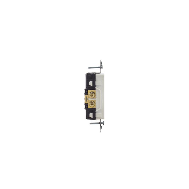 Contacto Duplex Decorador 20 A 125V /  Resistente a manipulaciones / 2 Polos 3 Hilos/ Nema 5-20 R / Color Blanco /