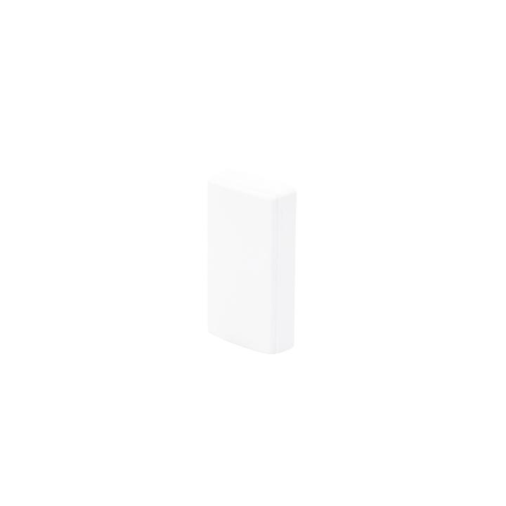 Tapa final en color blanco de PVC auto extinguible,  para canaleta TEK100 (5591-02001)