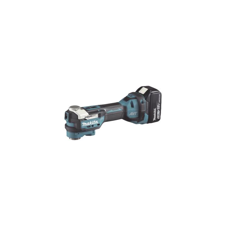 Multiherramienta Oscilante Inalámbrica de 18V, incluye 2 Baterías  BL1850B de 5.0 A, Cargador DC18RC, Accesorios y