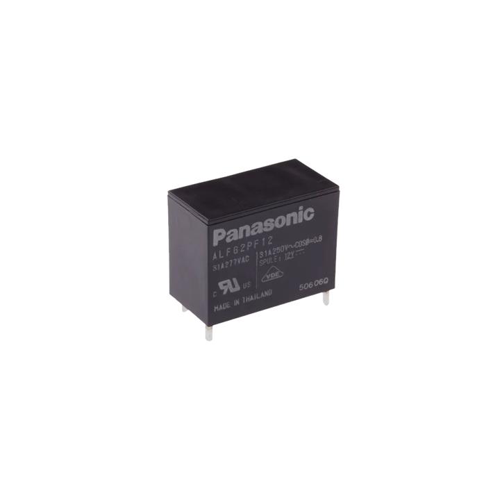 Relevador de 4 pines para tarjetas impresas Through-Hole de 12 Vcc, 31 Amp.