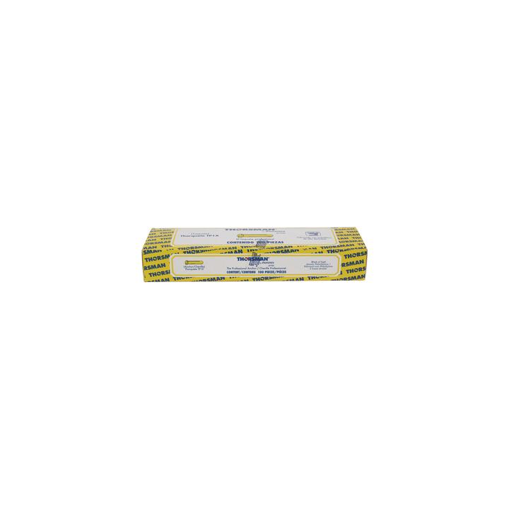 Taquete amarillo 7/32" para tornillos 8mm x 1" (100pzs) (1102-02100)