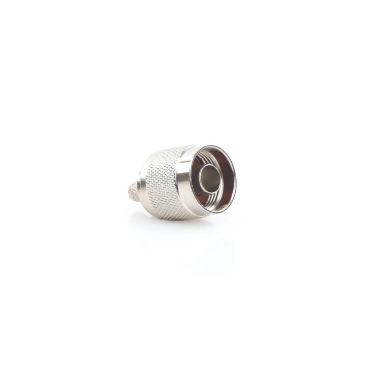 Conector N Macho para 75 Ohm de Anillo Plegable para Cable RG-59, Niquel/Oro/Teflón