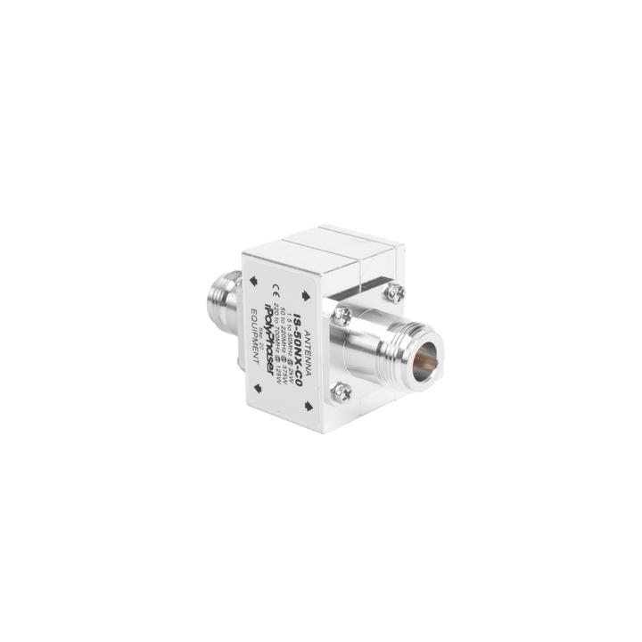 Protector Coaxial RF / 1.5-700 MHz / 50 Ω / Conectores N Hembra / Ceja Lateral / 2 kW