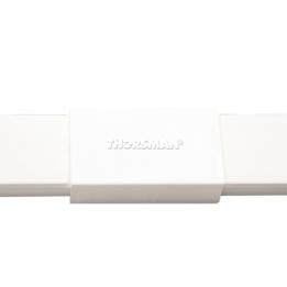 Pieza de unión color blanco de PVC auto extinguible,  para canaleta TMK1720 (5280-02001)