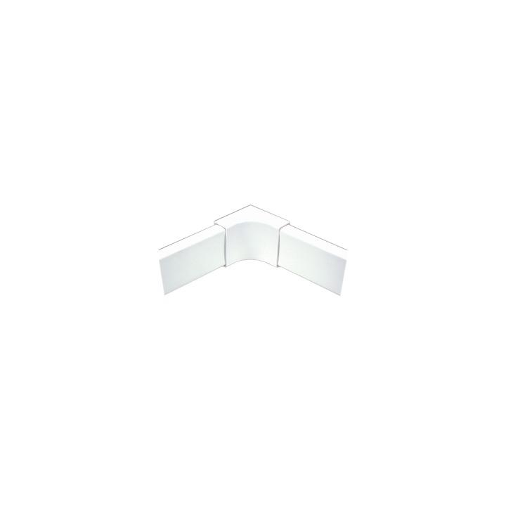 Esquinero interior blanco de PVC auto extinguible, para canaleta PT48 (6120-01002