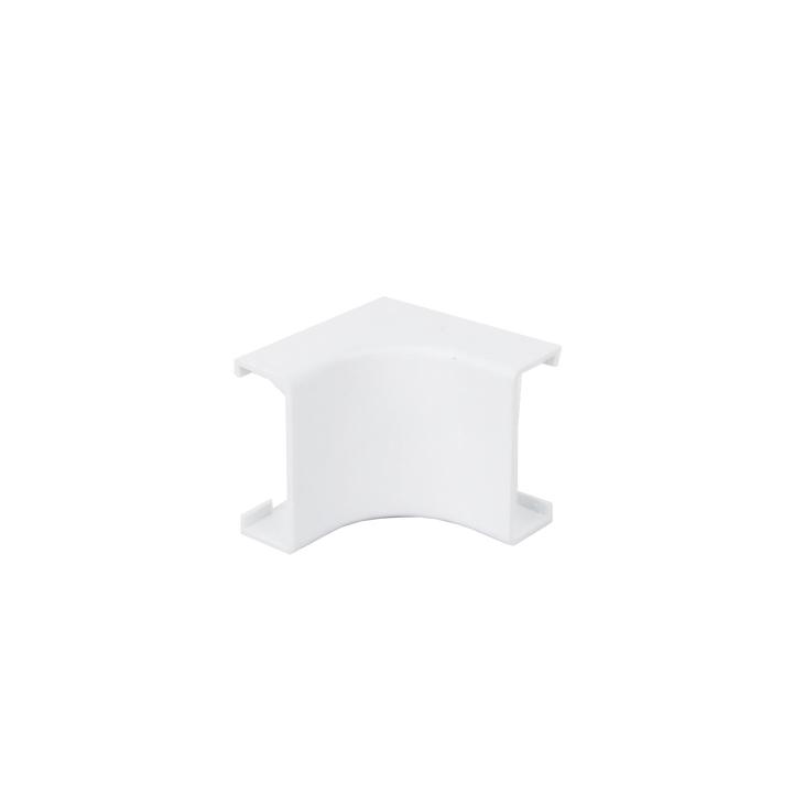 Esquinero interior blanco de PVC auto extinguible, para canaleta PT48 (6120-01002