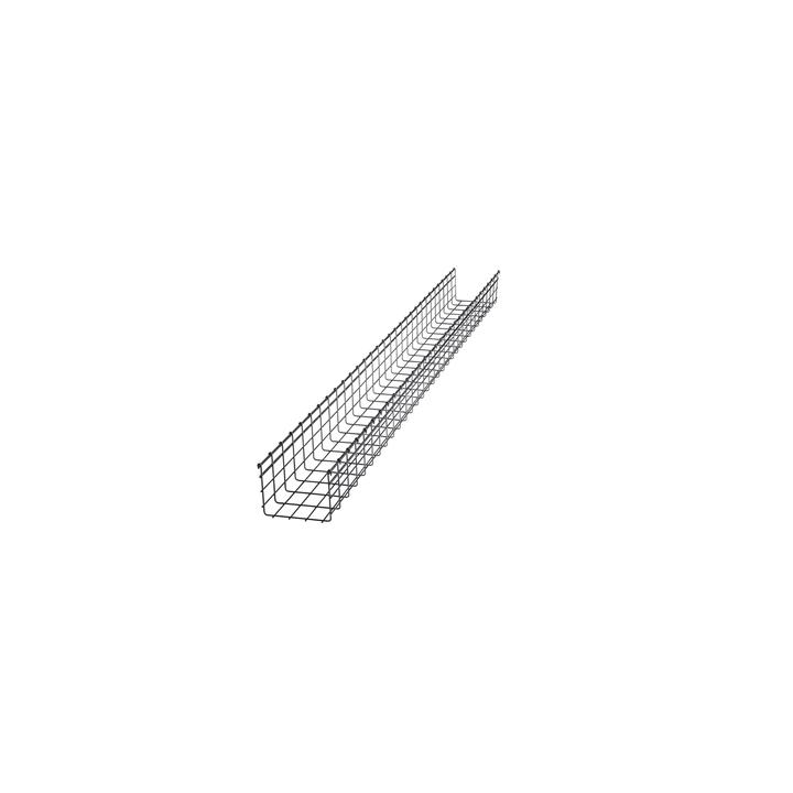 Charola Tipo Malla 150/200 mm, Acabado Electro Zinc, Hasta 477 Cables Cat6, Tramo de 3 Metros