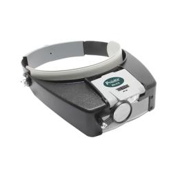 Lampara LED en correa frontal con lentes de aumento 1.8X, 2.6X y 5.8X.