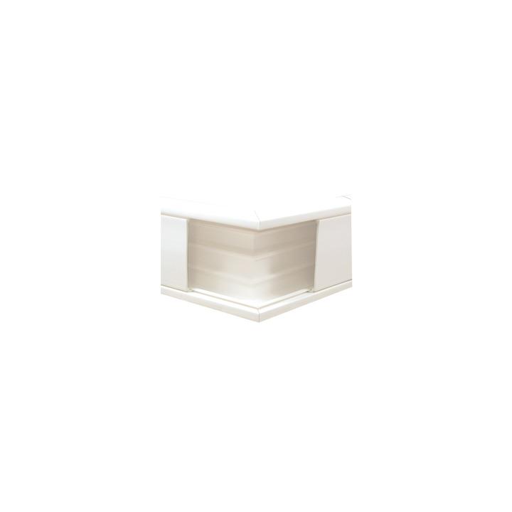 Esquinero exterior color blanco de PVC auto extinguible, para canaleta TEK100 (5576-10100)