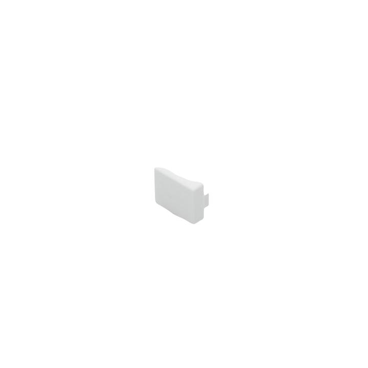 Tapa final color blanco de PVC auto extinguible, para canaleta TMK1720 (5290-02001)