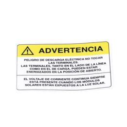 Etiqueta de Videovigilancia en Vinil Adhesivo Mate / Paquete con 10