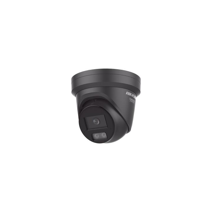 [Dual Light + ColorVu 3.0 + HikAI] Turret IP 4 Megapixel / Lente 2.8 mm / 30 mts IR + Luz Blanca / 2 Microfonos