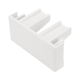 Tapa final color blanco de PVC auto extinguible,  para canaleta TMK1735, TMK1735SD (5390-02001)