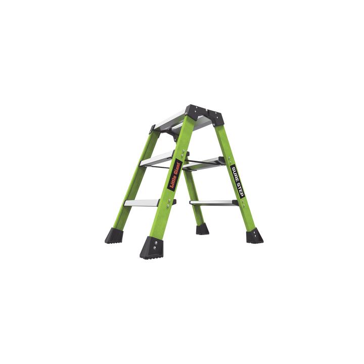 Escalera Plegable 2 Peldaños de Fibra de Vidrio / Tamaño 66 cm ( 2' 2").