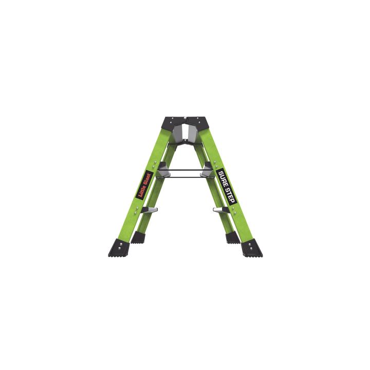 Escalera Plegable 2 Peldaños de Fibra de Vidrio / Tamaño 66 cm ( 2' 2").