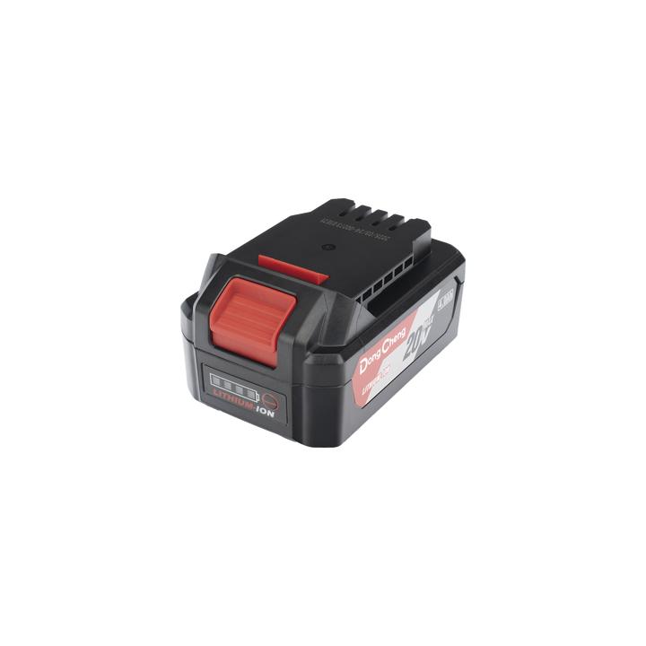 Batería de Litio 20V 4.0Ah / Indicador LED de Carga / Diseño Deslizable / Compatible con Herramientas DONGCHENG 20V