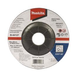 Disco de corte para metal de 4 1/2"