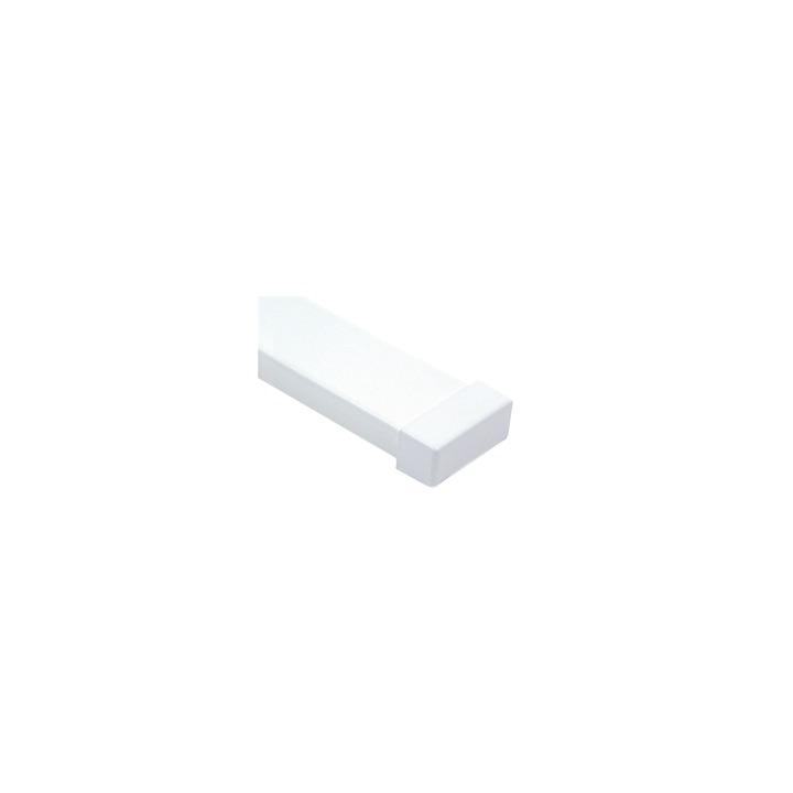 Tapa final blanca de PVC auto extinguible,  para canaleta PT48 (6190-01002)
