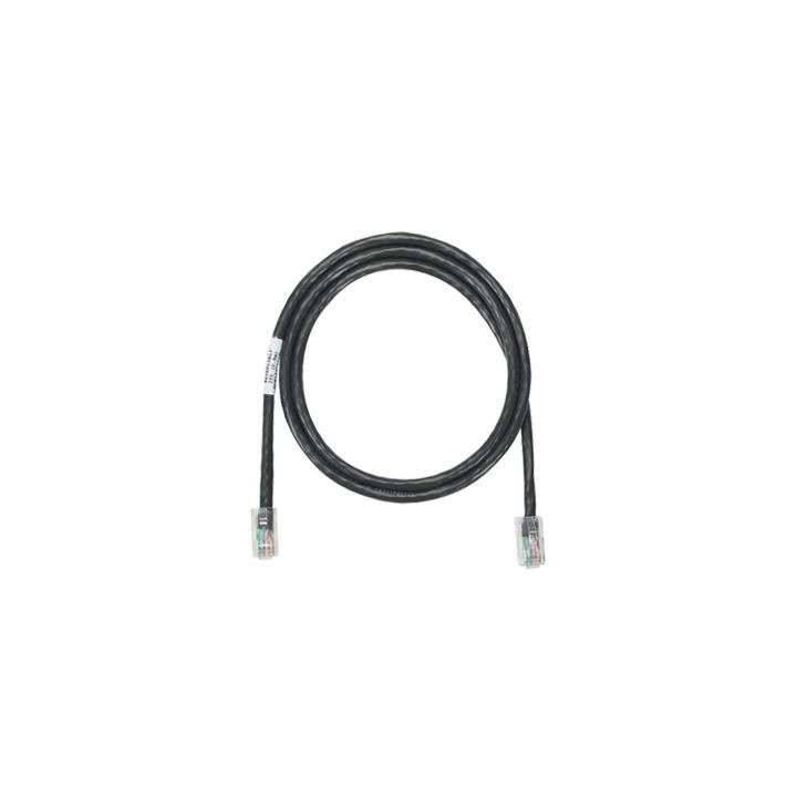 Cable de Parcheo UTP Categoría 5e, con Plug Modular en Cada Extremo - 2 Metros (6.56 Pies) - Negro