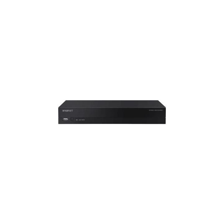 NVR 8 Megapíxel / 4 canales / H.265 / P2P Wisenet / 4 puertos PoE