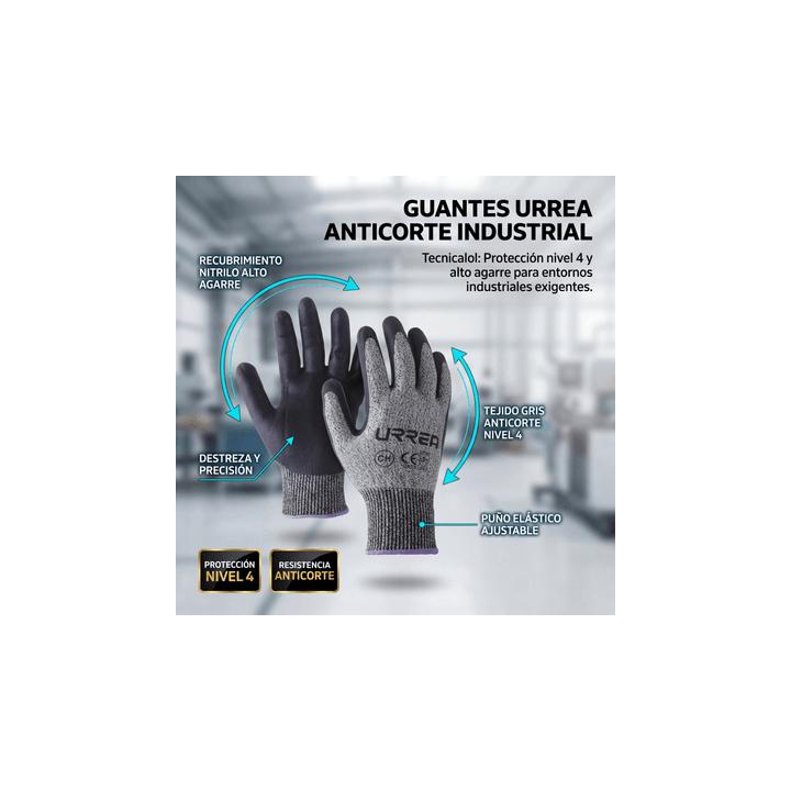 Guantes talla extra grande supraneema con recubrimiento de nitrilo.