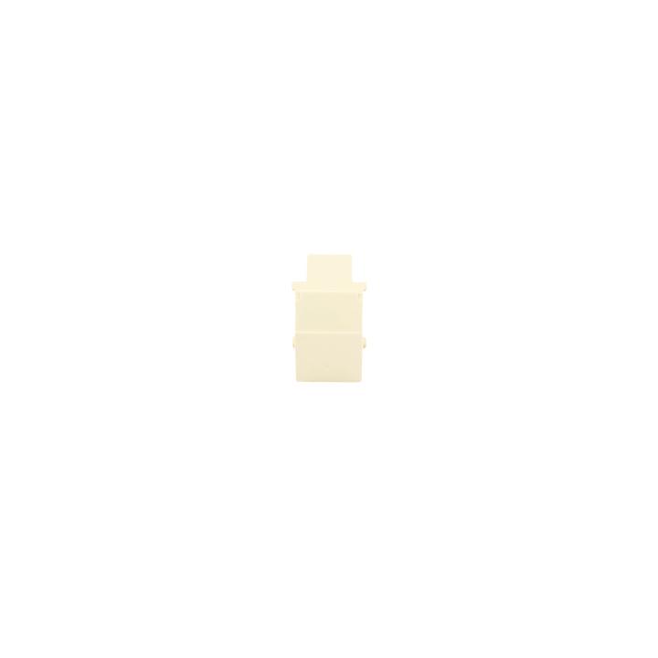 Módulo de Tapa Ciega (Inserto Ciego), Tipo Keystone, Color Marfil, 1 Pieza