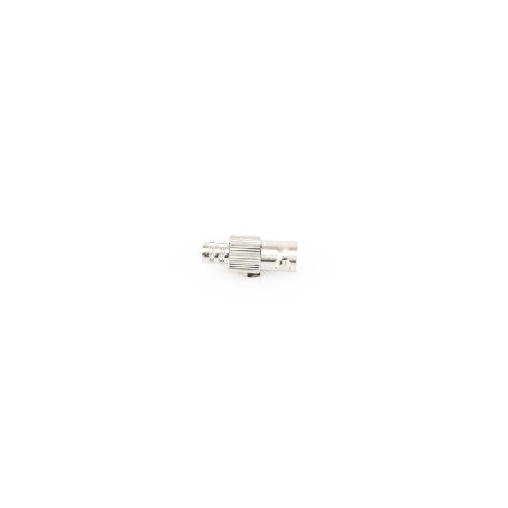 Conector BNC Hembra de 75 Ohm, Anillo Plegable para Cable RG-6/U, Níquel/ Oro/ Teflón.