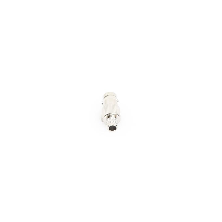 Conector BNC Hembra de 75 Ohm, Anillo Plegable para Cable RG-6/U, Níquel/ Oro/ Teflón.