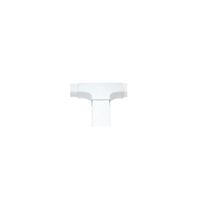 Sección en "T" color blanco de PVC auto extinguible,  para canaleta PT48 (6140-01002)